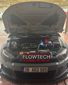 VW Scirocco 2.0 TSI — FlowTech ısı kabinli filtre kiti
