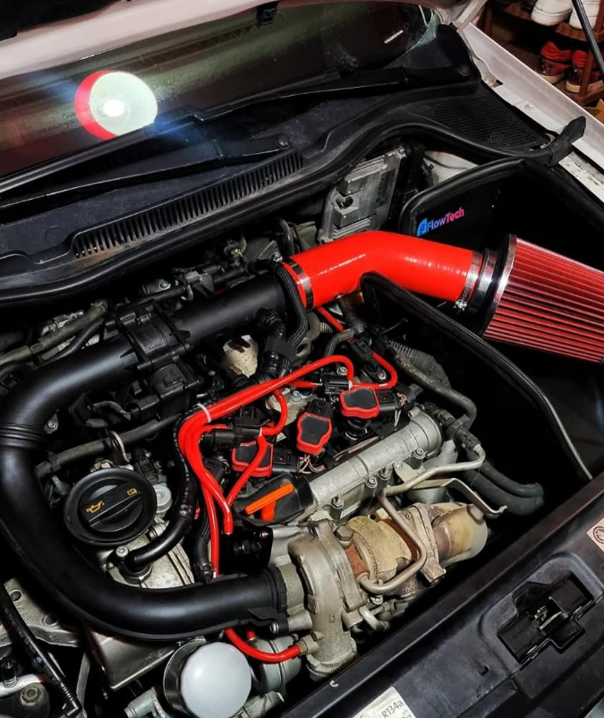 FlowTech kırmızı performans hava giriş kiti